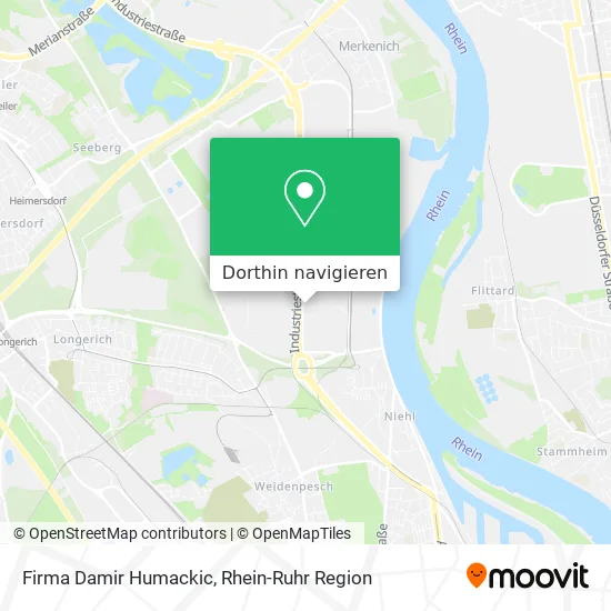 Firma Damir Humackic Karte