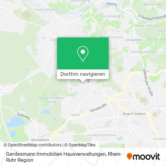 Gerdesmann Immobilien Hausverwaltungen Karte