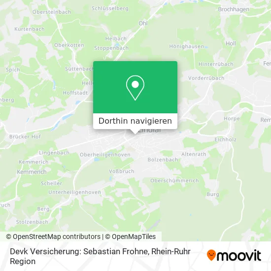 Devk Versicherung: Sebastian Frohne Karte