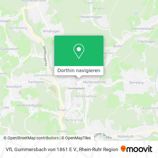 VfL Gummersbach von 1861 E V. Karte