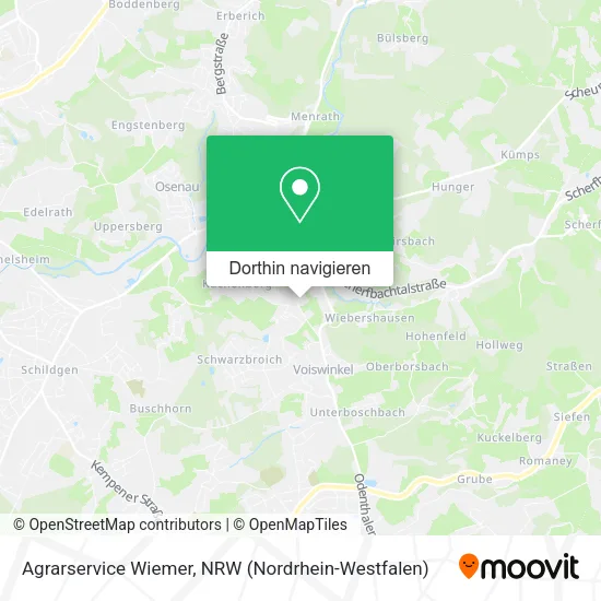 Agrarservice Wiemer Karte