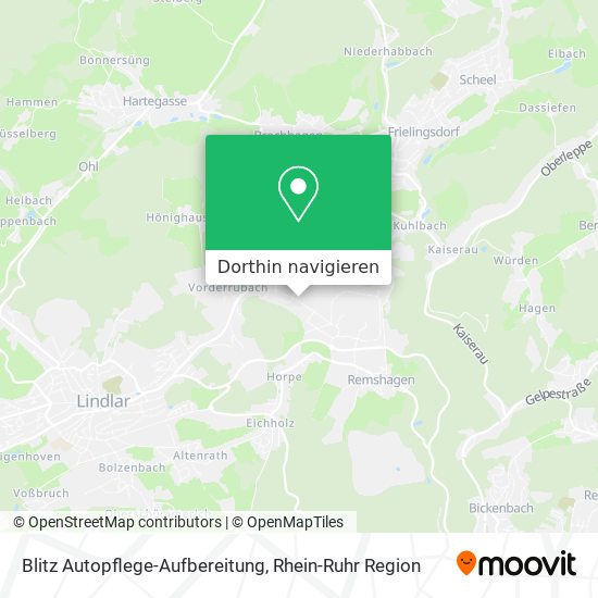 Blitz Autopflege-Aufbereitung Karte