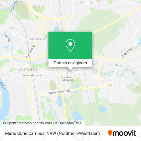 Marie Curie Campus Karte