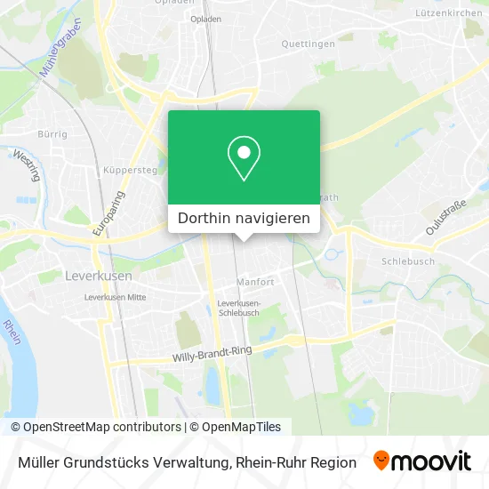 Müller Grundstücks Verwaltung Karte