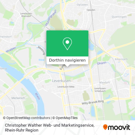 Christopher Walther Web- und Marketingservice Karte
