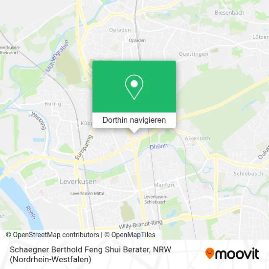 Schaegner Berthold Feng Shui Berater Karte