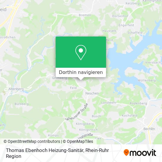 Thomas Ebenhoch Heizung-Sanitär Karte