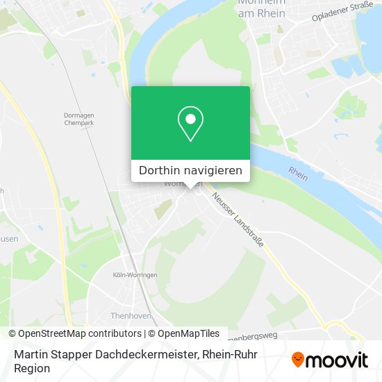Martin Stapper Dachdeckermeister Karte