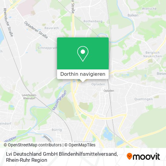 Lvi Deutschland GmbH Blindenhilfsmittelversand Karte