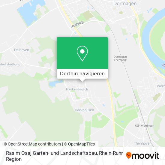 Rasim Osaj Garten- und Landschaftsbau Karte