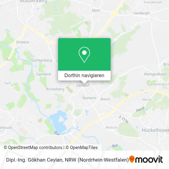Dipl.-Ing. Gökhan Ceylan Karte