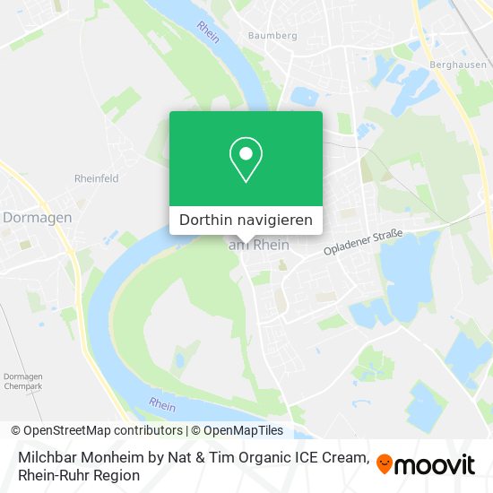 Milchbar Monheim by Nat & Tim Organic ICE Cream Karte