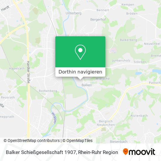 Balker Schießgesellschaft 1907 Karte