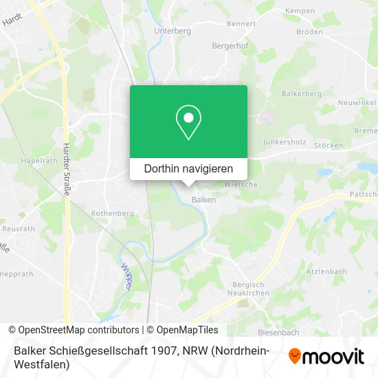 Balker Schießgesellschaft 1907 Karte