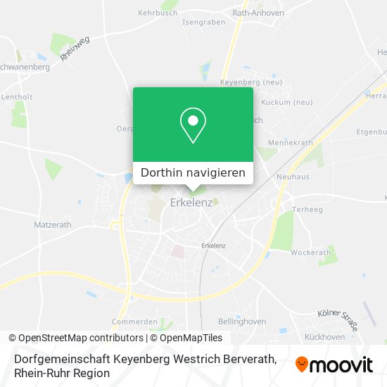 Dorfgemeinschaft Keyenberg Westrich Berverath Karte