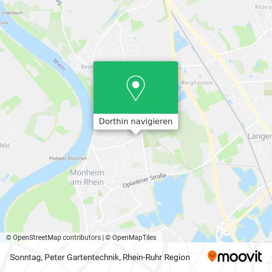 Sonntag, Peter Gartentechnik Karte