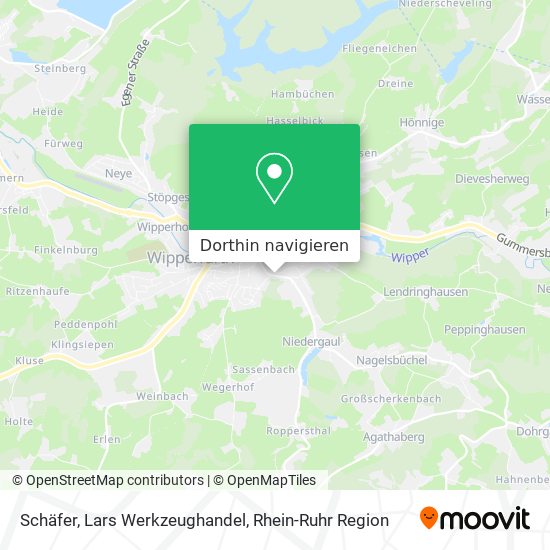 Schäfer, Lars Werkzeughandel Karte