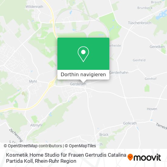 Kosmetik Home Studio für Frauen Gertrudis Catalina Partida Koll Karte