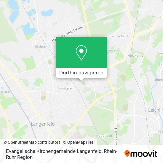 Evangelische Kirchengemeinde Langenfeld Karte