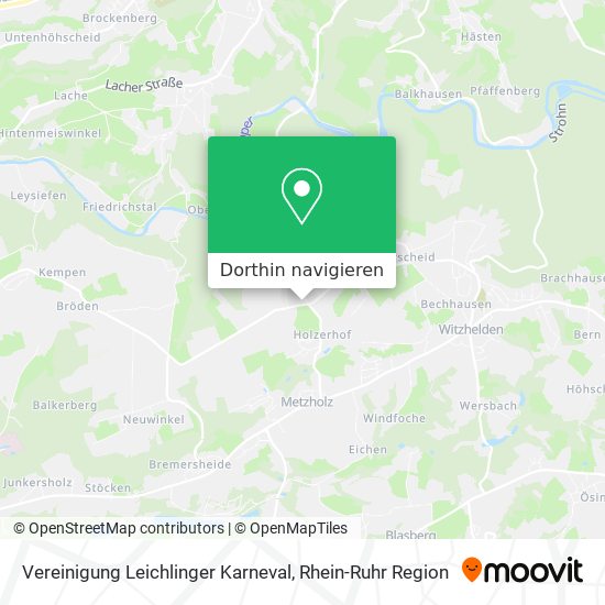 Vereinigung Leichlinger Karneval Karte