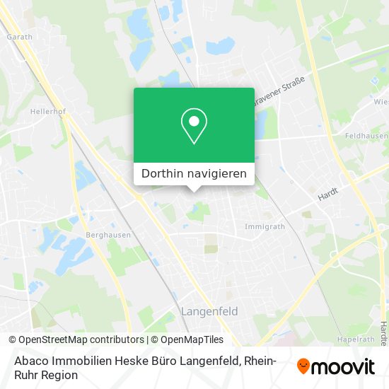 Abaco Immobilien Heske Büro Langenfeld Karte
