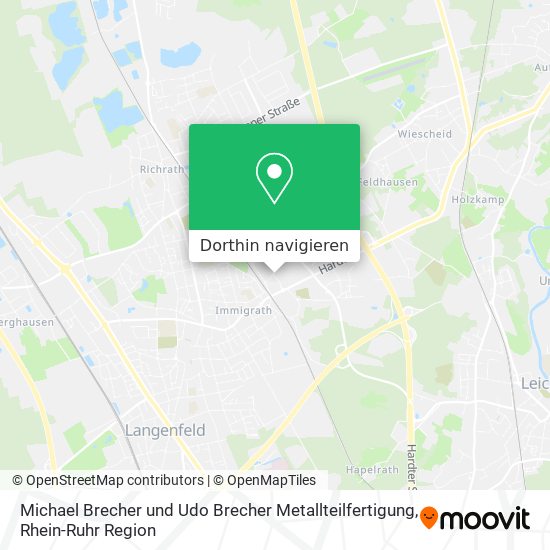 Michael Brecher und Udo Brecher Metallteilfertigung Karte