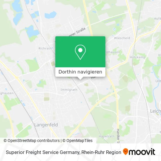 Superior Freight Service Germany Karte