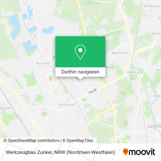 Werkzeugbau Zunker Karte