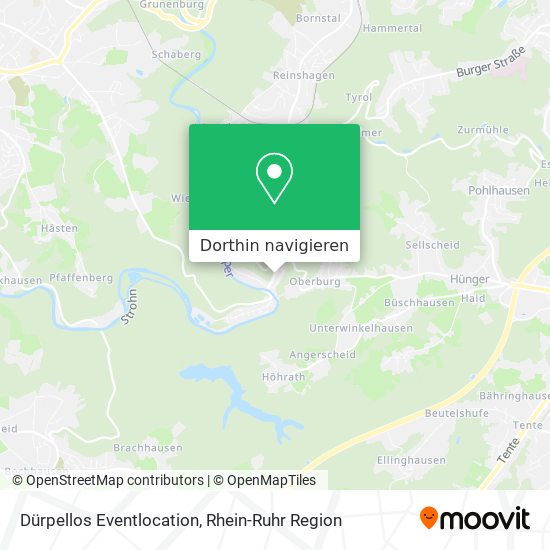 Dürpellos Eventlocation Karte