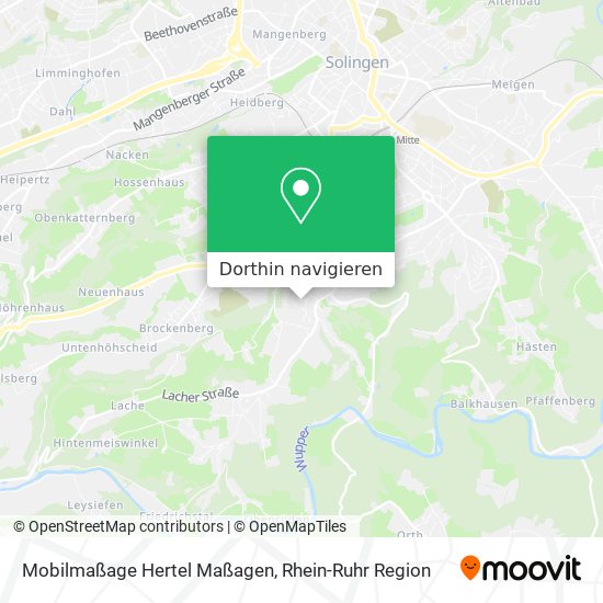 Mobilmaßage Hertel Maßagen Karte