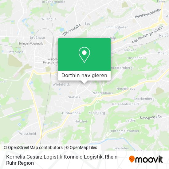Kornelia Cesarz Logistik Konnelo Logistik Karte