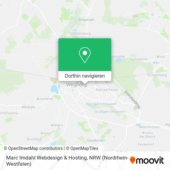 Marc Imdahl Webdesign & Hosting Karte