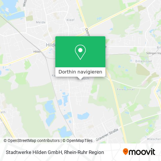 Stadtwerke Hilden GmbH Karte