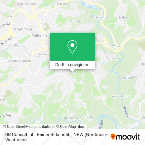 RB Consult Inh. Rainer Birkendahl Karte