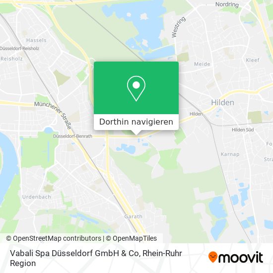 Vabali Spa Düsseldorf GmbH & Co Karte