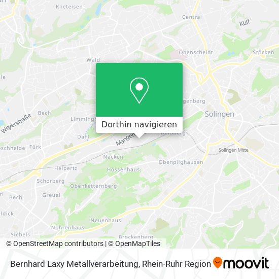 Bernhard Laxy Metallverarbeitung Karte