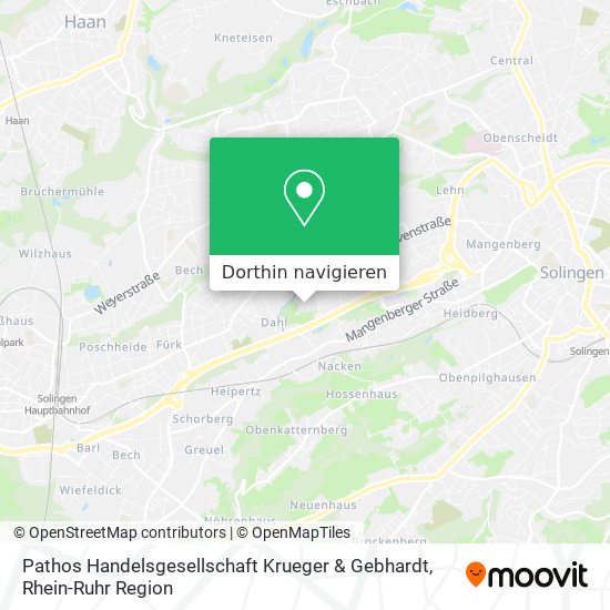 Pathos Handelsgesellschaft Krueger & Gebhardt Karte