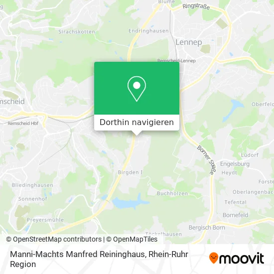 Manni-Machts Manfred Reininghaus Karte