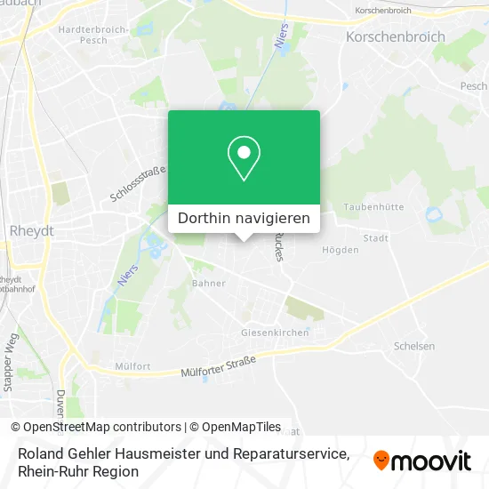 Roland Gehler Hausmeister und Reparaturservice Karte