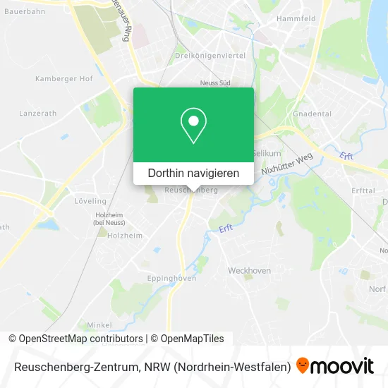 Reuschenberg-Zentrum Karte