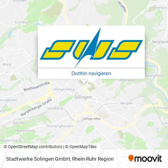 Stadtwerke Solingen GmbH Karte