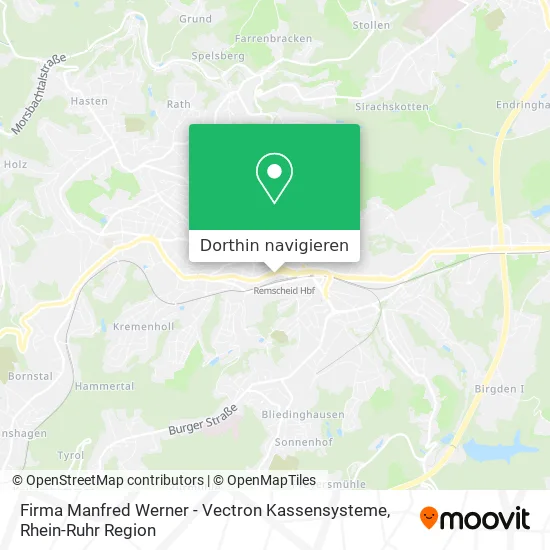 Firma Manfred Werner - Vectron Kassensysteme Karte