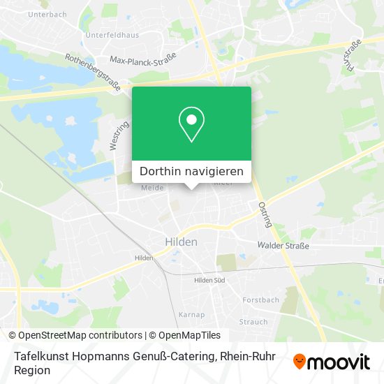 Tafelkunst Hopmanns Genuß-Catering Karte