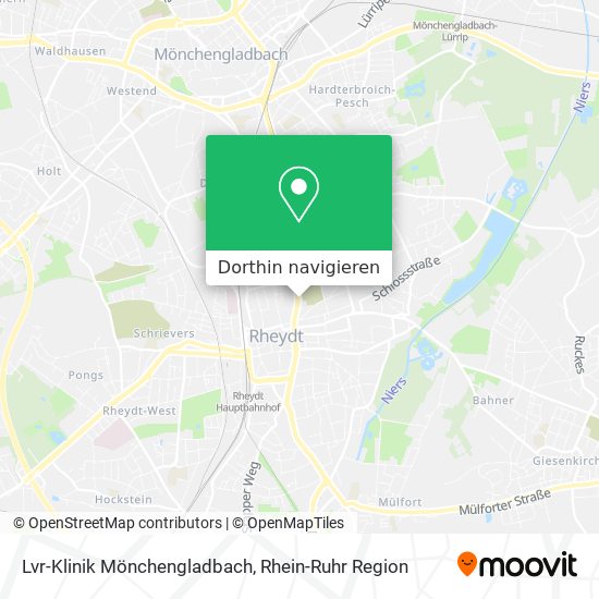 Lvr-Klinik Mönchengladbach Karte