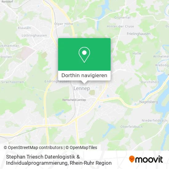 Stephan Triesch Datenlogistik & Individualprogrammierung Karte