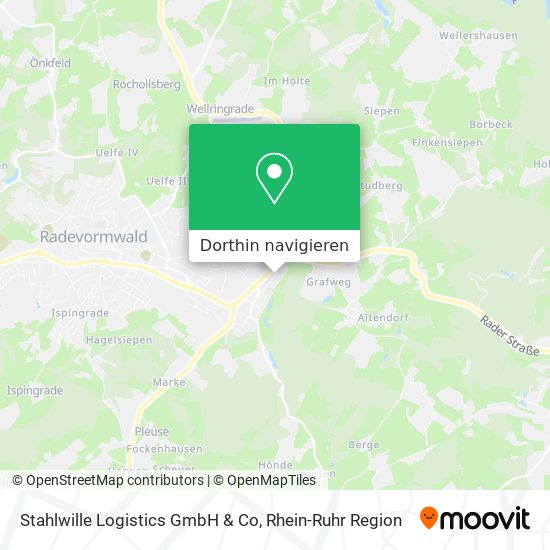 Stahlwille Logistics GmbH & Co Karte