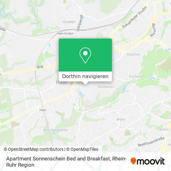 Apartment Sonnenschein Bed and Breakfast Karte