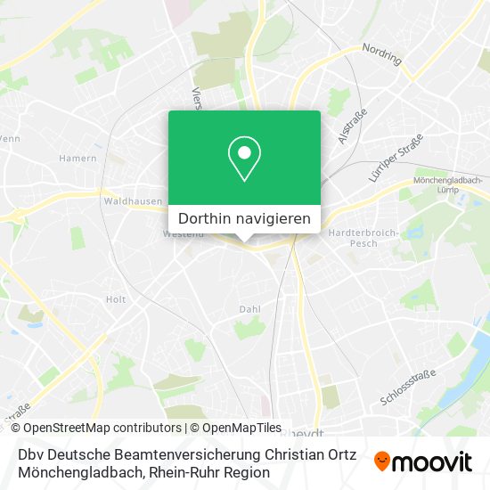 Dbv Deutsche Beamtenversicherung Christian Ortz Mönchengladbach Karte