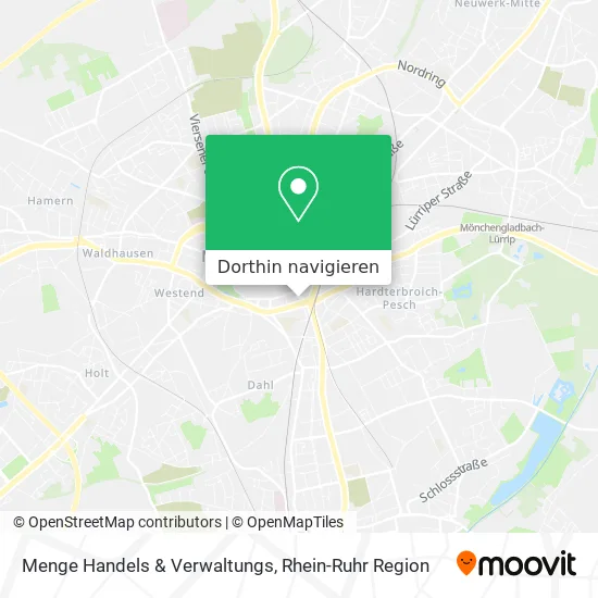 Menge Handels & Verwaltungs Karte