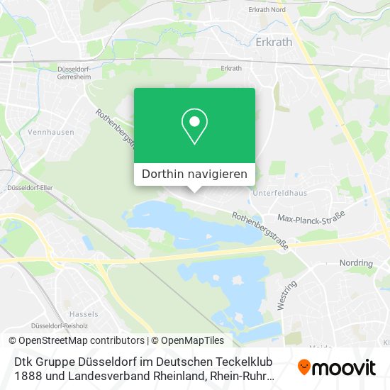 Dtk Gruppe Düsseldorf im Deutschen Teckelklub 1888 und Landesverband Rheinland Karte
